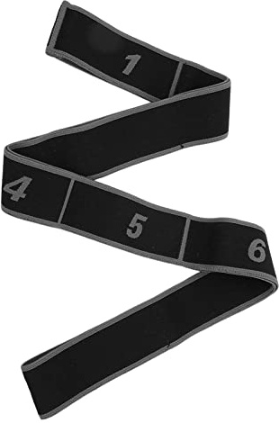 Generic Bandes Extensibles d'exercice, Bandes élastiques de Résistance en Coton et Polyester pour la Gymnastique de Danse Latine, 1 Paquet (Grey)