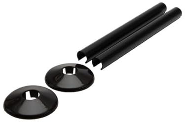 Talon Snappit Radiator Pipe Covers & Collars - BLACK