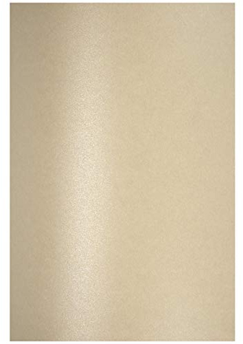 Netuno 20 hojas de cartulina nacarada color arena A4 210 x 297 mm 250 g Aster Metallic Sand perlado en ambas caras para invitaciones bodas tarjetas de felicitación folletos scrapbooking menús vales
