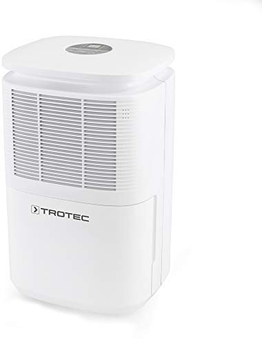 TROTEC Raumentfeuchter elektrisch TTK 30 E – Leistung 12 L/Tag – Fläche 15 m² / 37 m³ – Entfeuchtungsgerät mit Autoabschaltung