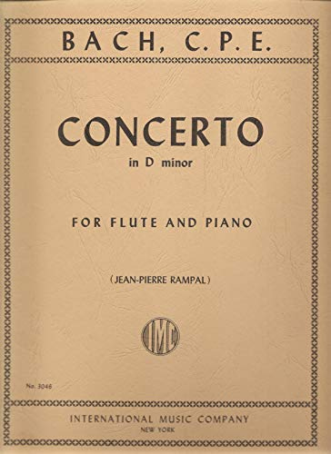 Bach, C.P.E.: Concerto in D Minor for Flute and Piano