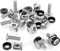 Poppstar M6 x 20mm Rack-Schrauben & Käfigmuttern-Set für 10 und 19 Netzwerkschränke (10 Stück) Serverschrank-Schrauben inkl. Unterlegscheiben