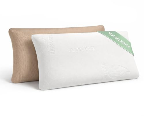 MERCURY TEXTIL- Almohada viscoelástica Suave y Relajante (70 CM)