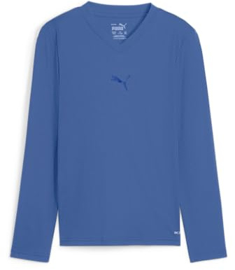 Puma Mixte Teamgoal Maillot De Corps Ls Jr. T-Shirt Performance, Ignite Blue-Puma Team Royal, 140 EU