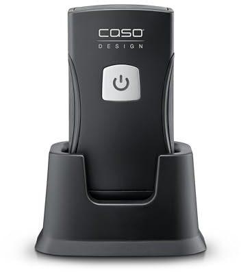 CASO Vacu OneTouch Pro - kabelloser Handvakuumierer, starke Pumpenleistung 12 Liter/Minute, langlebiger Lithium-Ionen-Akku für 85 min Laufzeit, inkl. Ladestation (USB-C Anschluss)