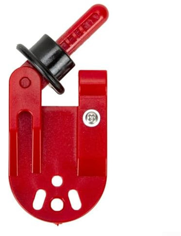 Outil de pêche en eau salée, lot de 2 clips de déverrouillage pour planche de rabot (rouge)