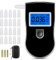 Alcohol Breathalyzer, Portable Alcohol Breath Tester with 20Pcs Mouthpieces, High Accurate BAC Alcohol Breathalyzer, Professional Breathalysers Blood Alcohol Tester with LCD Digital Screen