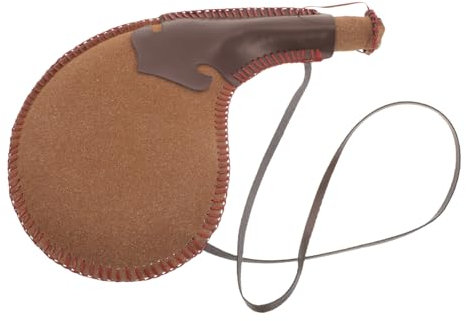Gatuida Bolsa De Agua Tradicional De Cuero Natural Tipo Bota, Portátil Para Vino, Reutilizable y Resistente, Adecuado Para Senderismo, Campamento y Actividades Al Aire Libre
