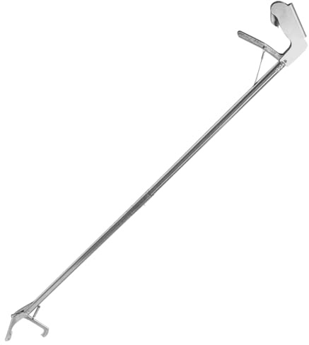 FIXOSHEE Pinza Raccogli Serpente Clip Strumento in Acciaio Inox Cattura Serpenti Morsetto Funzione Pratica Acchiappa Serpenti