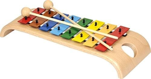 Voggenreiter Glockenspiel-Set für Kinder ab 3 - 6 Jahren inkl. Baby Composer Lernsoftware App für Smartphone, Tablet & Computer