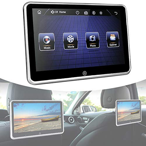 Lecteur Vidéo D'appui-tête De Voiture 10,1 , Moniteur D'appui-tête avec Bluetooth USB SD FM, Lecteur D'appuie-tête Numérique Portable HD Lecteur Multimédia De Voiture D'affichage Grand écran