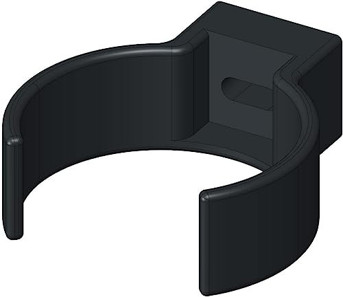 4Home&Garden | Einzelteile Dachrinnensystem 60 mm Typ250 Fallrohr DN 60 | Halbrundrinne Kunststoff PVC Anthrazit | Verbinder Stutzen Rinnenhalter (Rohr Schelle)
