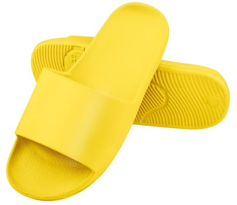 AUFIKR Sandali da donna e da uomo, pantofole da doccia, punta aperta, per bagno, spiaggia, interni