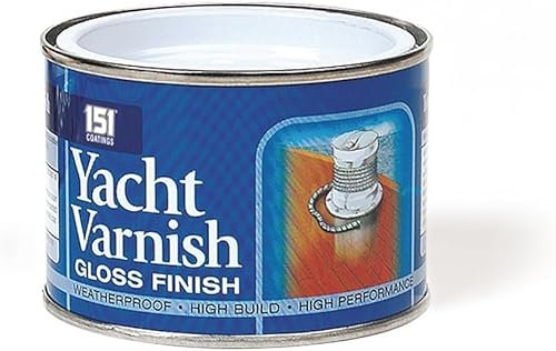 GSV Essentials 151 Coatings Non-Drip Paint, High Built, and High Performance, Quick Drying, For Both Indoor and Outdoor Use, Versatile Surfaces, 180ml (Yacht Varnish Gloss)