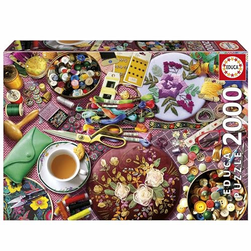 Educa - Puzzle de 2000 pièces pour Adultes | La Table de Couture Dimensions : 96 x 68 cm. À partir de 14 Ans (20263)
