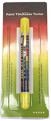 ERYUE Testeur de Peinture de Jauge D'épaisseur Revêtement pour Détecteur Carrosserie Voiture Alliages D'aluminium étanches Taille 10 * 100 Mm Pointe Magnétique pour les Professionnels et les Acheteurs