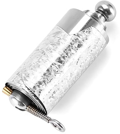 BroLuka Magisk fickstav, bärbar teleskopisk stav, silver metalliskt utseende spö, för närhetsmagi, gatumagi och scenföreställningar