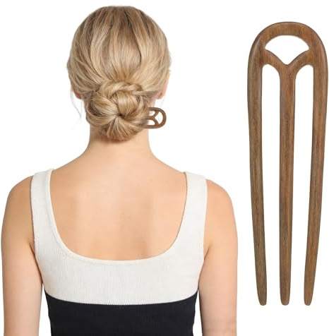 Beatifufu Horquilla de Madera Palillo de Pelo para Moño Cabello Estilo Chino Vintage Accesorio Elegante Delicado para Proteger el Cabello para Mujeres en Noche Especial