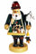 Räuchermännchen Räuchermann Räucherfigur Rauchfigur mit Bauchladen Spielzeughändler ca. 18 cm hoch, aus Holz, Weihnachten Advent Geschenk (30123-18)
