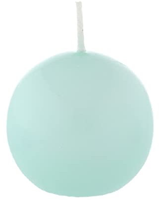 Kugelkerzen Türkis, Ø 8 cm, 6 Stück, deutsche Markenkerzen in RAL Kerzen Güte Qualität