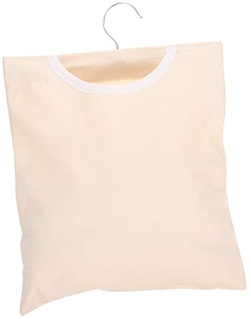 Cabilock Borsa per mollette da bucato in lino, supporto pieghevole con clip