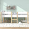 buiesjole Kinderbett Mit Rausfallschutz Holzbett Kiefer Vollholz Jugendbett Für Kinder Jugendliche Einzelbett Mit Lattenrost Gästebett Für Kinderzimmer Schlafzimmer Weiß 90x200 cm