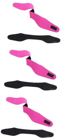 HANABASS 6piezas Diadema De Natación Ajustable De Neopreno Para Protección De Oídos Para Adultos y Niño Niña Para Yoga y Actividades Acuáticas Rosado Negro Talla