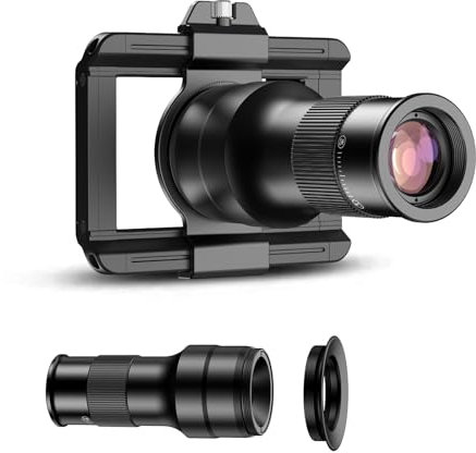 Objectif d'appareil photo pour téléphone portable Téléobjectif 6X et macro 150 mm Fixation universelle pour smartphones et appareils mobiles