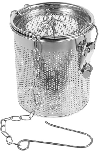 BESPORTBLE Passoire à Boule à Thé en Acier Inoxydable 10 CM Filtre à Épices Réutilisable pour Soupe et Ragoût Panier de Séparation D’Assaisonnements Solide Accessoire la Cuisine Maison