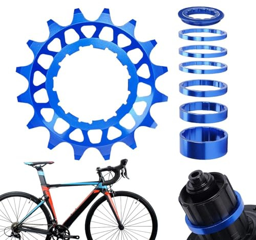 Cykel Singlespeed frihjul | 16/18 tänder frihjulsreservdel, cykeldrev – lämplig för barn, tonåringar, vuxna, nybörjare, mountainbike, vägcykling, utomhus, stad och gata