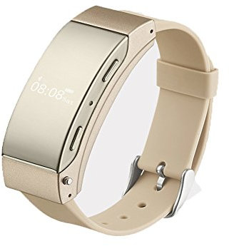 Monitor de actividad de GENOVACIÓN, rastreador de actividad impermeable con monitor de frecuencia cardíaca, podómetro, GPS, pulsera inalámbrica para Android iOS, oro negro, Dorado