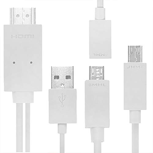 Cavo MHL adattatore da micro USB a HDMI 5 pin + Adattatore da 11 pin per smartphone e tablet da per Huawei, per Sony, per Samsung, per ZTE con supporto MHL