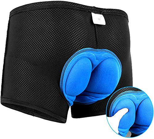 COTOP Fahrrad Unterhosen Herren, Radunterhose Gepolstert Gel, Radlerhose mit Polster, Geschenk für Radfahrer, Schnell und Atmungsaktives Motorrad Reitzubehör (L)