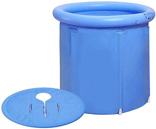 Baignoire Pliante Pour Adulte, Seau En Plastique Portable Pour Bain À Remous Étanche Durable Pour Salle De Bain Intérieure, Idéal Pour Bain De Glace Chaude