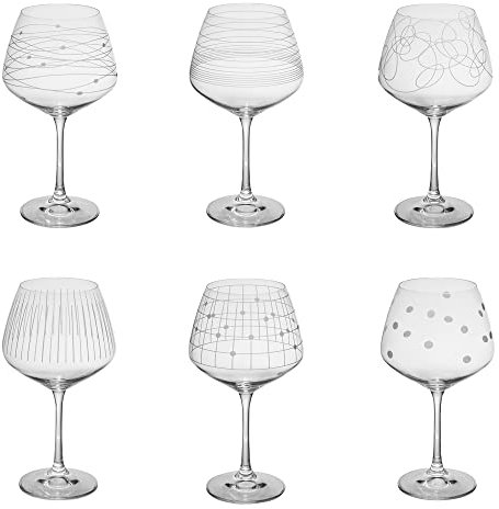 Table Passion - Coffret de 6 verres à pied dégustation Graphik 58 cl