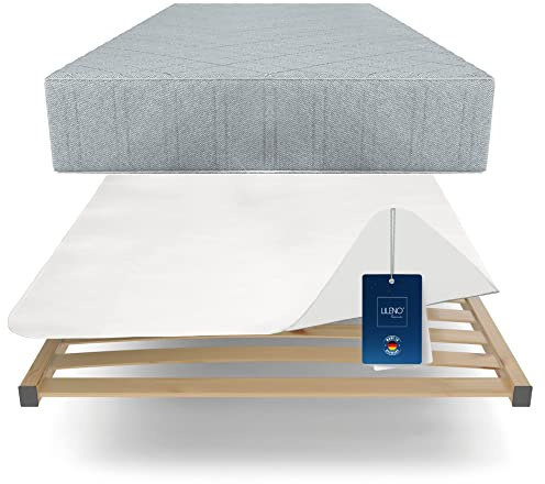 LILENO HOME Materassino antiscivolo per rete a doghe (90 x 200 cm) – Protezione sottile per materasso – in tessuto non tessuto antiscivolo come fermo per materassi – lavabile