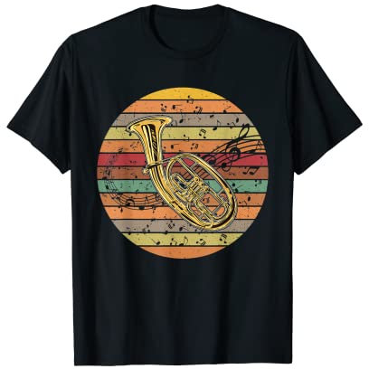 Tenorhorn Retro Tenorhornspieler Vintage Tenorhornist T-Shirt