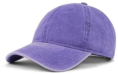 Zylioo XL/XXL Vintage Basecap Kappe Für Großen Kopf Pigment Baseballkappe Washed Cotton Used Look Baseball Cap Waschbare Cappy