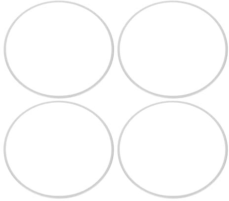 Aramox Car Rim Protector, 19 Inch Wheel Guard Trim Rings for 4pcs Alloy Hub with Self Adhesive, Universal Aluminium Rim for Curb Rash Prevention (Silver)