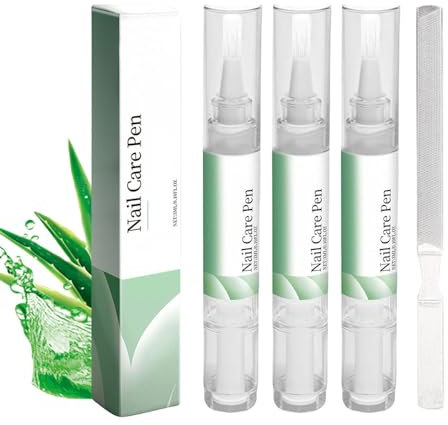 Nail Care Pen - Penna fungo per unghie, per la cura delle unghie, per la cura delle unghie, per unghie e unghie dei piedi curati (3 pezzi)