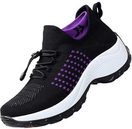 Generisch Zapatos ortopédicos para mujer con soporte de arco, zapatos para caminar, zapatillas deportivas, ligeras, zapatos para caminar, cómodos, transpirables, zapatos deportivos para aliviar el