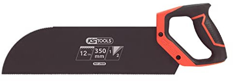 Scie à Panneau 350mm, 2 Angles de Coupe 12Tpi, Poignée Bi-Matière