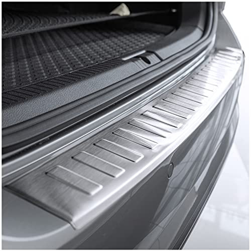 teileplus24 AL119 Ladekantenschutz Aluminium kompatibel mit VW Golf 7 Variant 2017-2021, Farbe:Silber