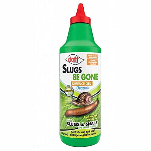 SuperGift.com Organic Slug Defence Gel Slug and Snail for House and Gardens Controls Pests & Improves Plant Growth (1L Slugs Defence Gel Liquid)