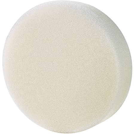 Draper 07579 Medium-Light Polishing Pad, 125mm, White