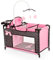 Bayer Design 62660AA Puppenbett mit Schrank, Sitz, Mobile, Ablage, Bettdecke, Kissen, schwarz, rosa, Klein