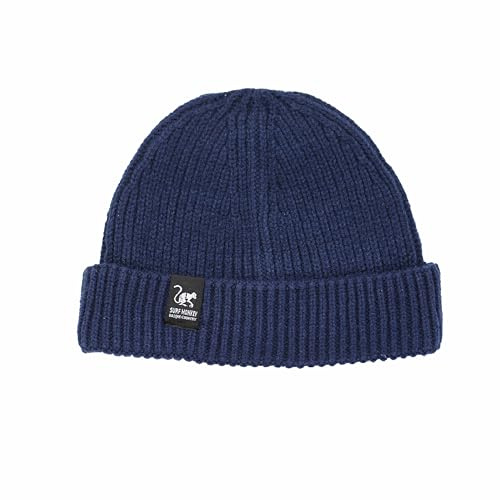 Surf Monkey Berretto Docker Riciclato Uomo/Donna - Taglia unica - Beanie Poliestere riciclato - Wear&Care, blu, Taglia unica