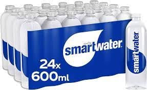 Smaartwater 600ml x 24 - Premium Vapor-Distilled Hydration | Superior Refreshment | Electrolyte-Enhanced Hydration | Vapor-Distilled Excellence | Clean And Crisp Taste