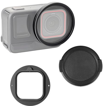PULUZ 52 mm UV-Filteradapterring Objektivschutz-Set für Insta360 Ace Pro, Legierung, Ultraviolett