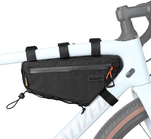 Rhinowalk Fahrradtasche, Fahrradrahmentasche, wasserdichte Fahrrad-Dreieckstasche, Fahrradtasche unter dem Schlauch, professionelles Fahrradzubehör 1,7L (M)